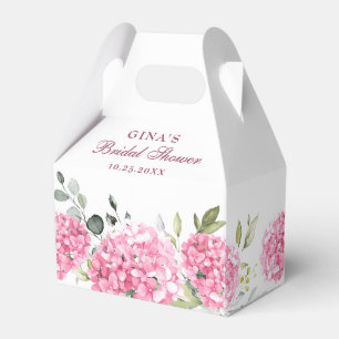 Caja Para Regalos Elegante Hydrangea Rosa Eucalyptus Ducha Bridal