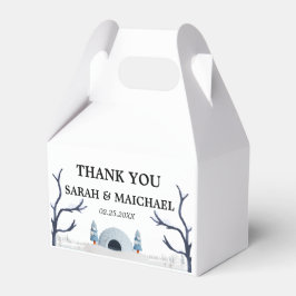 Caja Para Regalos Elegante invierno Wonderland Snowflakes