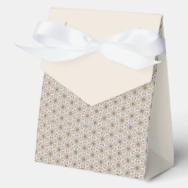 Caja Para Regalos Elegante Marfil y Starlight Gold