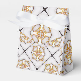 Caja Para Regalos Elegante Marina Náutica y Blanco