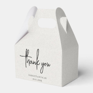 Caja Para Regalos Elegante matrimonio beige neutral y eterno