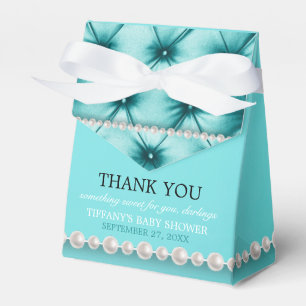 Caja Para Regalos Elegante Moda azul Verde azulado Tema de Tiffany B