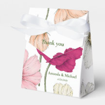 Elegante Monograma Boda de cinta de flores blancas