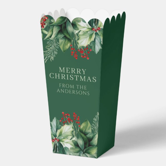 Caja Para Regalos Elegante Navidad  (Anverso)