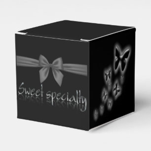 Caja Para Regalos elegante negro para dulces