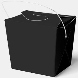 Caja Para Regalos Elegante negro sólido