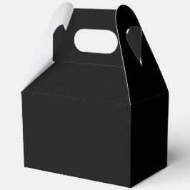Caja Para Regalos Elegante negro sólido