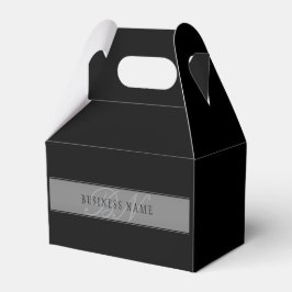 Caja Para Regalos Elegante nombre de negocio de guión editable/otro 