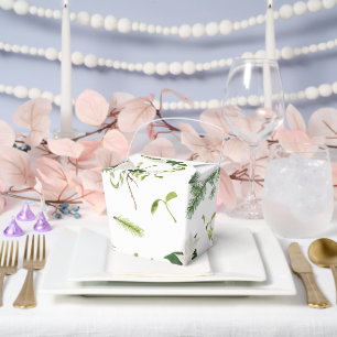 Caja Para Regalos Elegante Patrón Floral Estiloso Para Llevar
