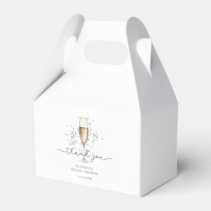 Caja Para Regalos Elegante Pearls & Prosecco Bridal Shower Favbox