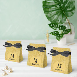 Caja Para Regalos Elegante Personalizado Barroco de Oro Luminoso Dam