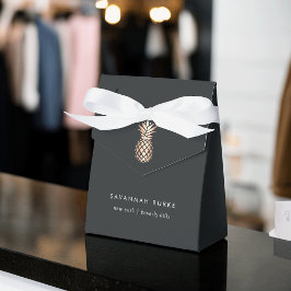 Caja Para Regalos Elegante piña de cobre