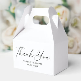 Caja Para Regalos Elegante Regalo para Lluvia de Novia con Letra Man