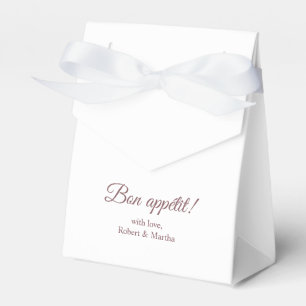 Caja Para Regalos Elegante Rosa Dusty Bon Appetit Boda