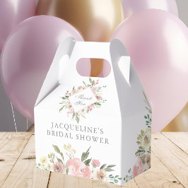 Caja Para Regalos Elegante Rubor Pink Floral Garden Bridal Shower