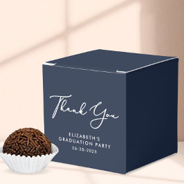 Caja Para Regalos Elegante Script BueGraduation Fiesta Gracias