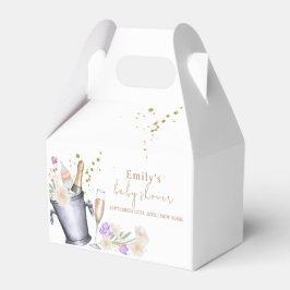 Caja Para Regalos Elegante Sip y ver Baby Shower de botella de champ