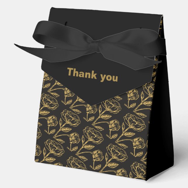 Caja Para Regalos Elegante Soiree de cumpleaños doble (Anverso)