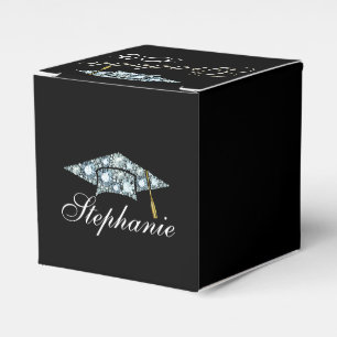 Caja Para Regalos Elegante tapón de graduación de diamante 2015