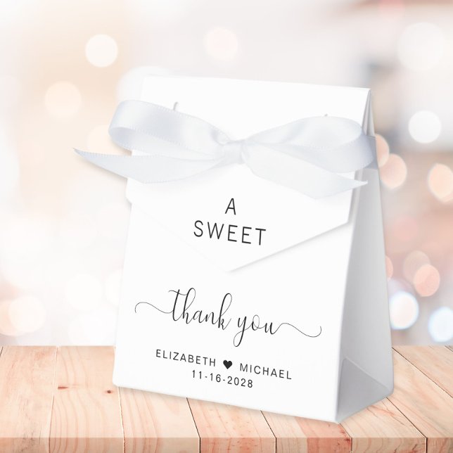 Caja Para Regalos Elegante Un Dulce Gracias Boda (Subido por el creador)