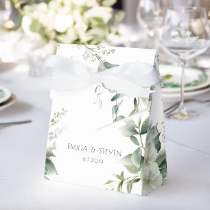 Caja Para Regalos Elegante vegetación eucalipto