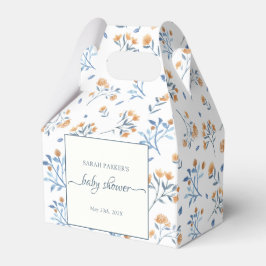 Caja Para Regalos Elegante Wildflowers Boho Baby Shower