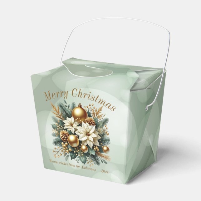 Caja Para Regalos Elegantes Navidades Fiesta moderno (Front Side)