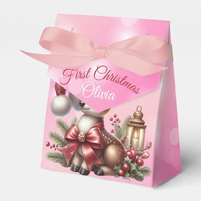 Caja Para Regalos Elegantes Navidades Fiesta moderno (Front Side)