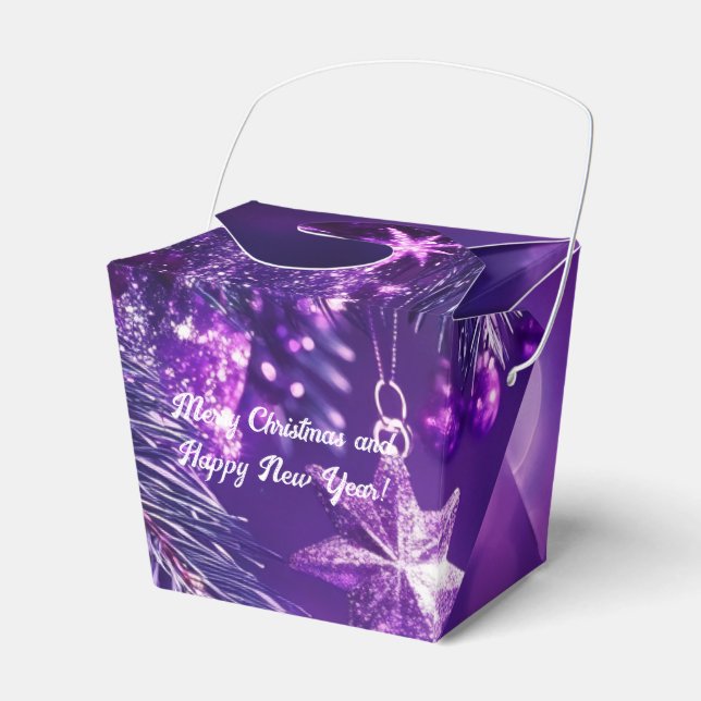 Caja Para Regalos Elegantes Navidades Fiesta moderno (Front Side)