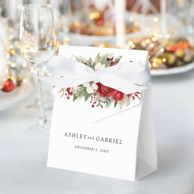 Caja Para Regalos Elegantes Navidades Floral de Invierno (Subido por el creador)