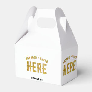 CAJA PARA REGALOS ELEGANTES PERSONALIZABLES BLANCOS VERIFICADOS DE M