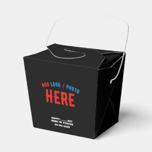 CAJA PARA REGALOS ELEGANTES PERSONALIZABLES NEGROS MODERNOS VERIFICA