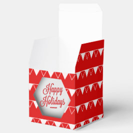 Caja Para Regalos Elegantes vacaciones 3D Felices