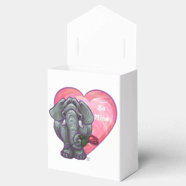 Caja Para Regalos Elephant El día de San Valentín (Abierto)