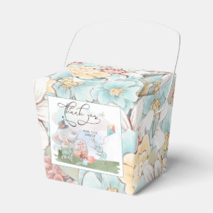 Caja Para Regalos Elephant Florals Boy Baby Shower Picnic Gracias