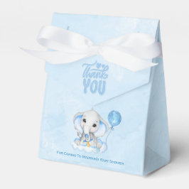 Caja Para Regalos Elephant Personalized Boys Baby Shower