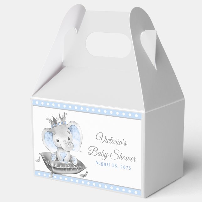 Caja Para Regalos Elephant Prince Baby Shower (Subido por el creador)