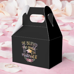 Caja Para Regalos Ella Creía Que Podía Así Que Lo Dominó Graduada
