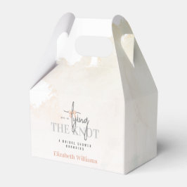 Caja Para Regalos Ella Está Amarrando A La Fiesta De La Ducha Bridal