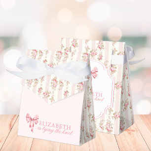 Caja Para Regalos Ella está atando el lazo Coquette Bow Despedida de