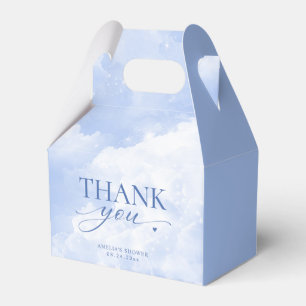 Caja Para Regalos Ella está en el séptimo cielo azul gracias