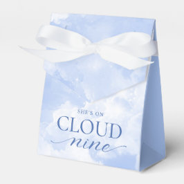 Caja Para Regalos Ella está en la nube nueve azul gracias