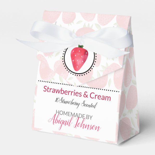Caja Para Regalos Embalaje de fresas con baño y regalo de cuerpo cas (Front Side)