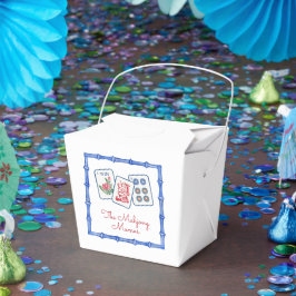 Caja Para Regalos Embalse de agua Mahjong Tiles y Bows