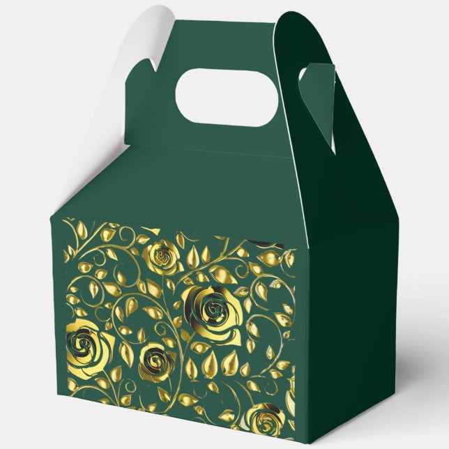 Caja Para Regalos Emerald Romance decorative boxes (Reverso )