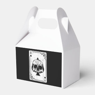 Caja Para Regalos Emo Gótico y el As de Punk del juego de póquer S