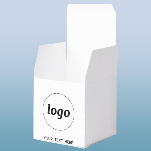 Caja Para Regalos Empaquetado comercial promocional de texto con log