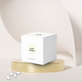 Caja Para Regalos Empaquetado de evento de logotipo de color minimal