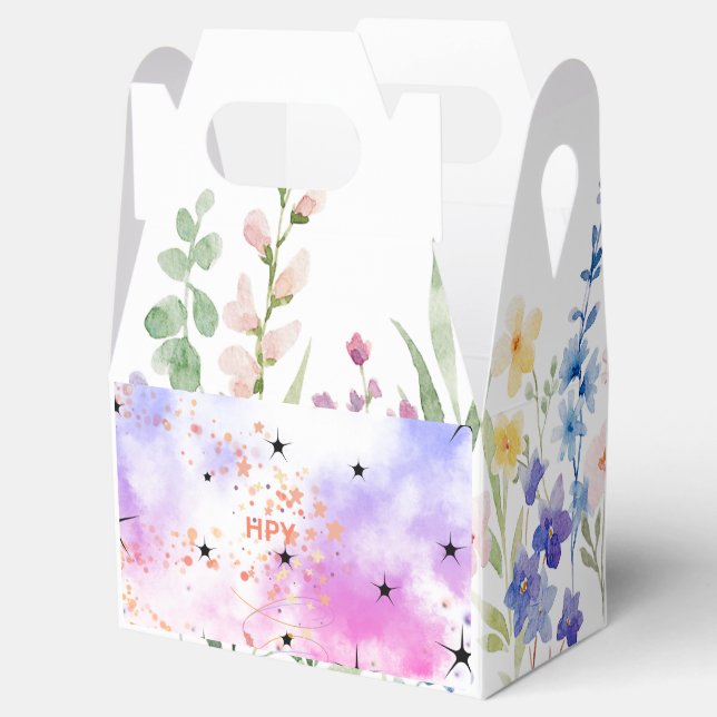 Caja Para Regalos Empaquetado de Mensaje Feliz para Regalos Especial (Abierto)