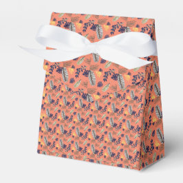 Caja Para Regalos Empaquetado de patrones de hojas modernas